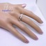 แหวนทองคำขาว แหวนเพชร แหวนคู่ แหวนแต่งงาน แหวนหมั้น - R1205WG-14K